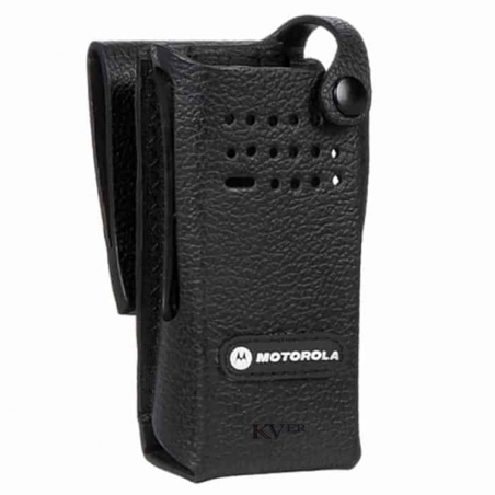 HOUSSE CUIR DP4400 4600 4800 MOTOROLA Housse en cuir rigide