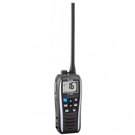 PORTABLE MARINE VHF 156-163.425 MHZ ÉTANCHE ICOM AVEC KVER MAROC