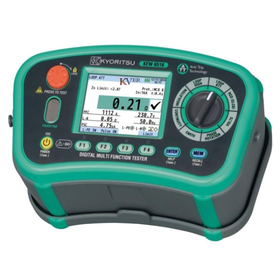 6516BT Testeur d'installations multifonction m BT sel RGIE KYORITSU sur le Maroc