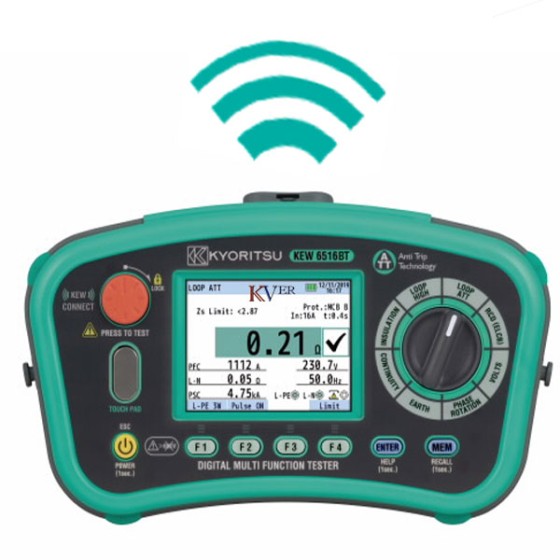 6516BT Contrôleur d'installation KYORITSU WIFI