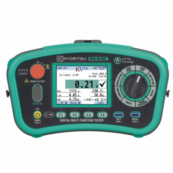 Testeur Multifonction KYORITSU 6516BT - Bluetooth & Couleur