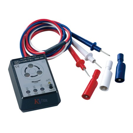 8031 Indicateur de phase triphasé 600V KYORITSU