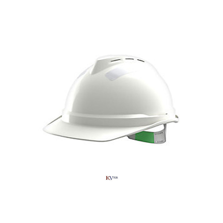 V-Gard 500 ABS Blanc ventilé industriel casque MSA