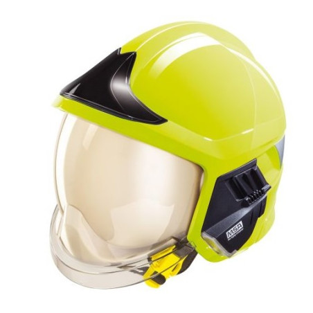 CASQUE DE POMPIER JAUNE F1XF MSA MAROC