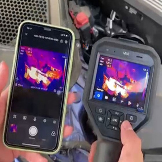 M30 -20° à 550°C 384x288 WIFI Caméra thermique HIKMICRO MESURE