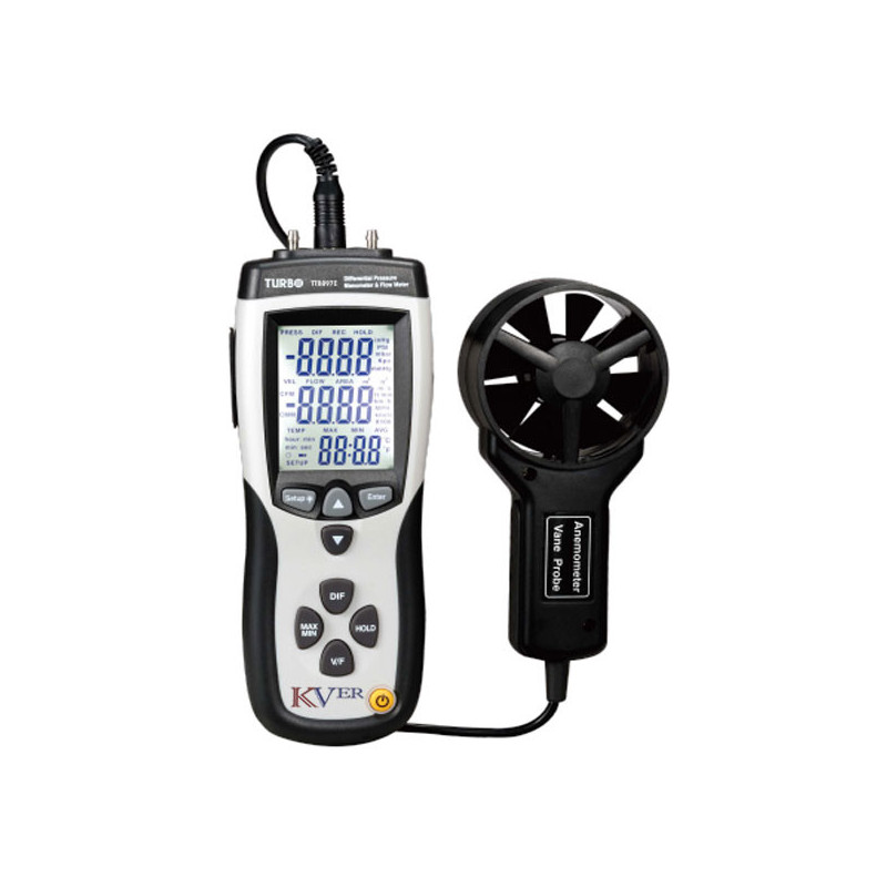 TURBOTEC TT8897 – Anémomètre et Manomètre | KVER Maroc