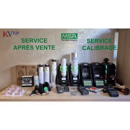 Service Après Vente et calibrage MSA Safety Maroc avec KVER Maroc