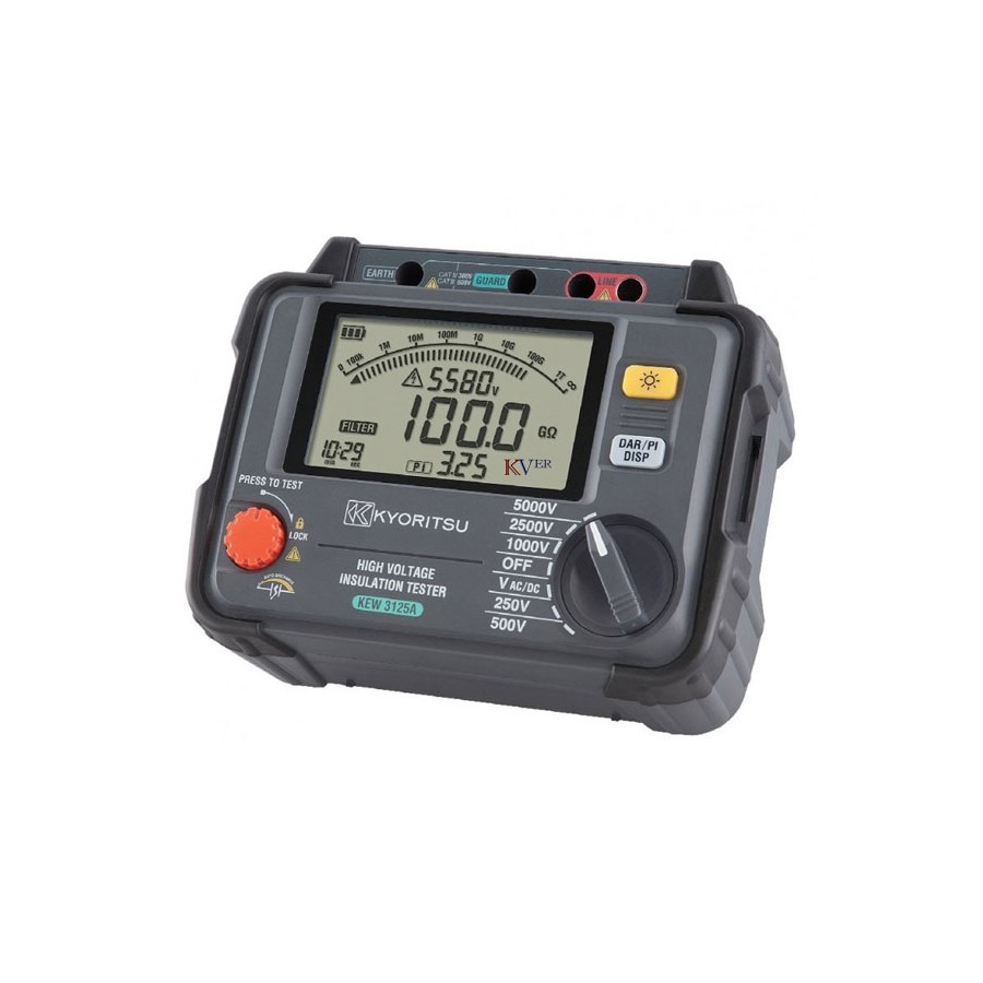 3125A 5000V 1TΩ - Testeurs d'isolation haute tension KYORITSU