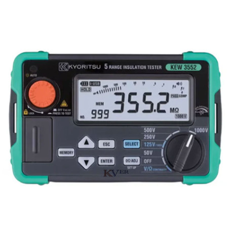 Mesureur d’isolement numérique avec mémoire 50V…1000V – KYORITSU 3552