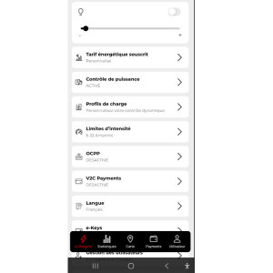 COMMUNIQUEZ AVEC VOTRE TELEPHONE BORNE DE RECHARGE TRYDAN 22KW au MAROC avec KVER Maroc 8