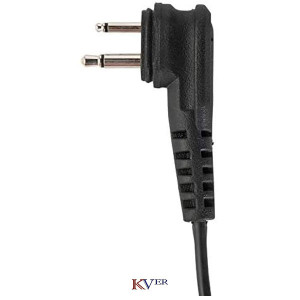 Fiche oreillette discrète Motorola HKLN4604 avec micro en ligne et PTT KVER