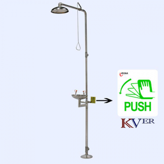 DOUCHE SÉCURITÉ ACIER REF 900 MADE IN SPAIN AVEC KVER MAROC