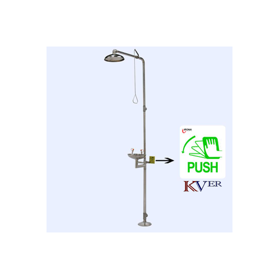 DOUCHE SÉCURITÉ ACIER REF 900 MADE IN SPAIN AVEC KVER MAROC