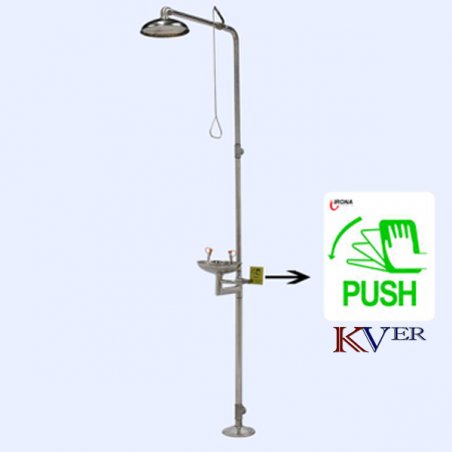 DOUCHE SÉCURITÉ ACIER REF 900 MADE IN SPAIN AVEC KVER MAROC