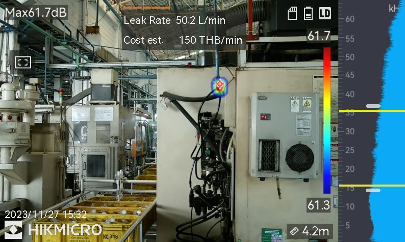 HIKMICRO AI56L, caméra d'imagerie acoustique industrielle pour la détection de fuites Promotion
