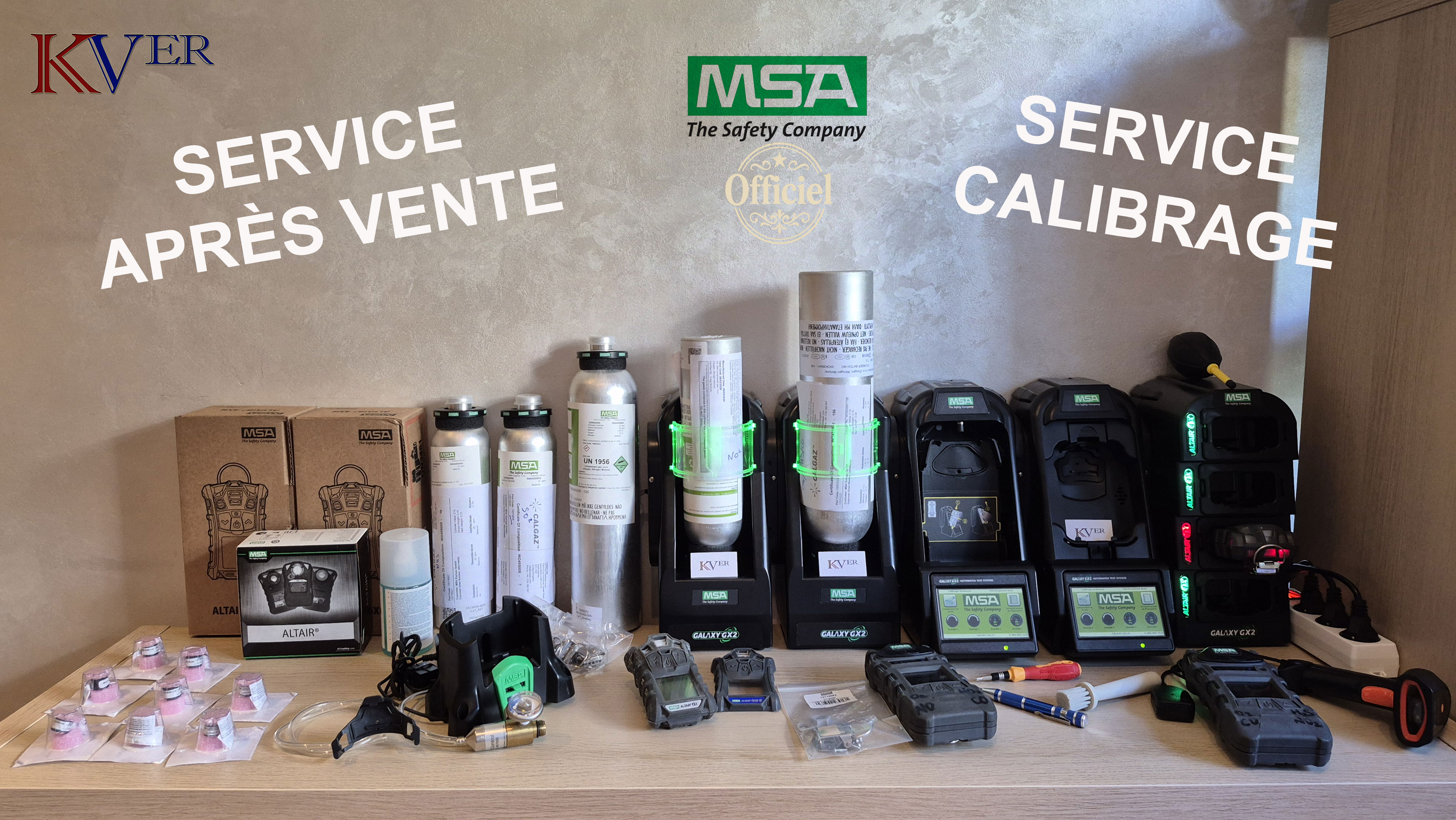 Service Après Vente et calibrage MSA Safety Maroc avec KVER Maroc