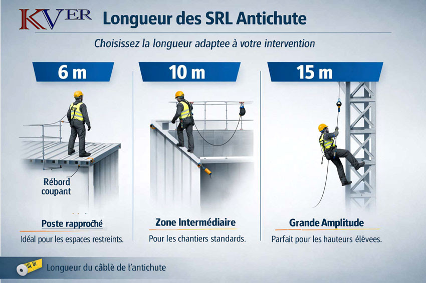Comment choisir son antichute MSA : câble et longueur